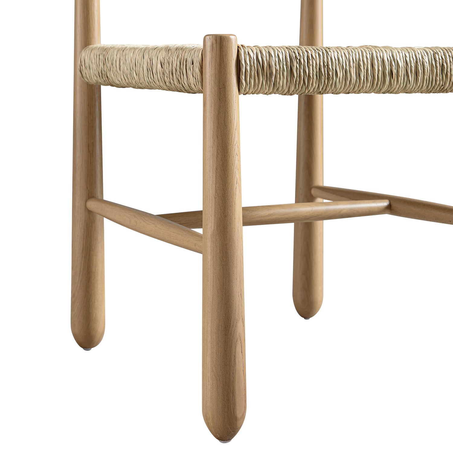 Tama Dining Chair, Woven Seagrass | Natural Solid Oak Frame