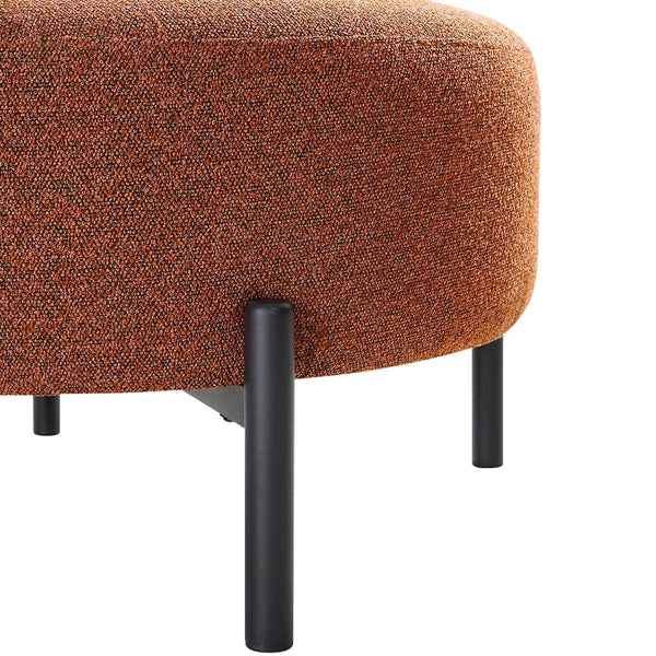 Amboise Armchair with Ball Cushion, Brick Boucle