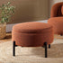 Amboise Round Storage Pouffe, Brick Boucle - daals