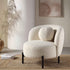 Amboise Armchair with Ball Cushion, Ecru Boucle - daals