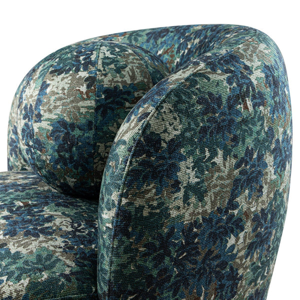 Amboise Armchair with Ball Cushion, Julien Linen Blend - daals