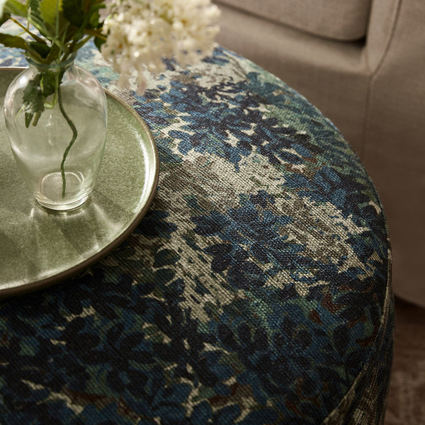 Amboise Round Storage Pouffe, Julien Linen Blend - daals
