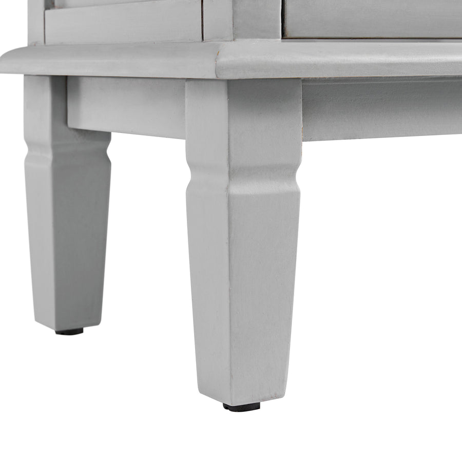 Chantilly Mid Grey Carved Bathroom Undersink Unit