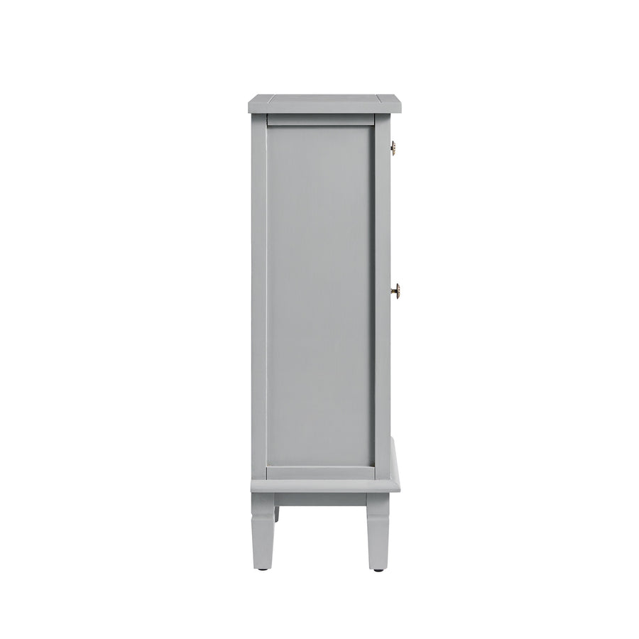 Chantilly Mid Grey Carved Bathroom Cupboard