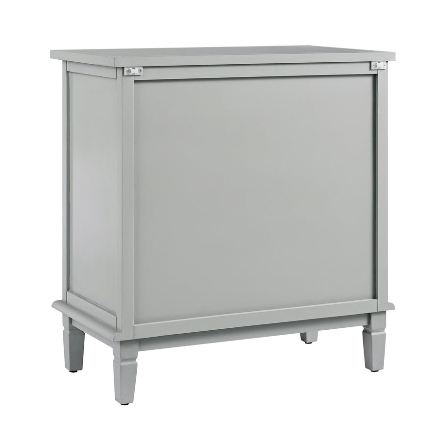 Chantilly Mid Grey Carved Small Sideboard