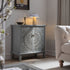 Chantilly Mid Grey Carved Small Sideboard - daals