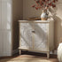Chantilly Whitewashed Carved Small Sideboard - daals