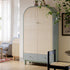 Maude Large Storage Cabinet, Muted Pistachio Ash with Raffia - daals