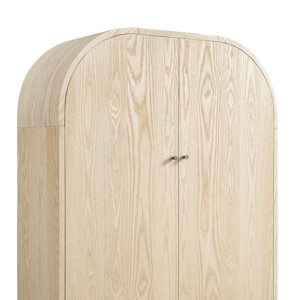 Maude Large Storage Cabinet, Natural Ash