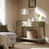 Elstowe Faux Bamboo 2 - Drawer Console Table, Sage Green - daals
