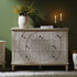 Chantilly Whitewashed Carved 3 over 4 Drawer Chest - daals
