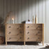 Thalia Concave Double Chest of Drawers, Natural - daals