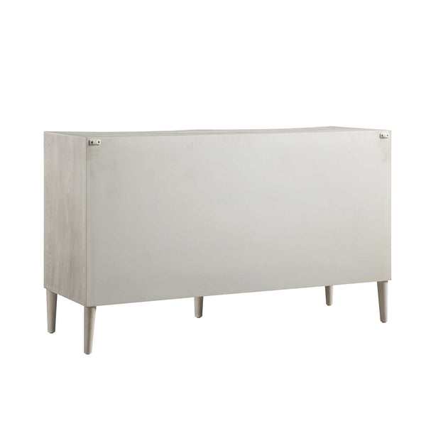 Thalia Concave Double Chest of Drawers, Washed White