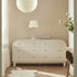 Maude Chest of 6 Drawers, Washed White Ash with Raffia - daals