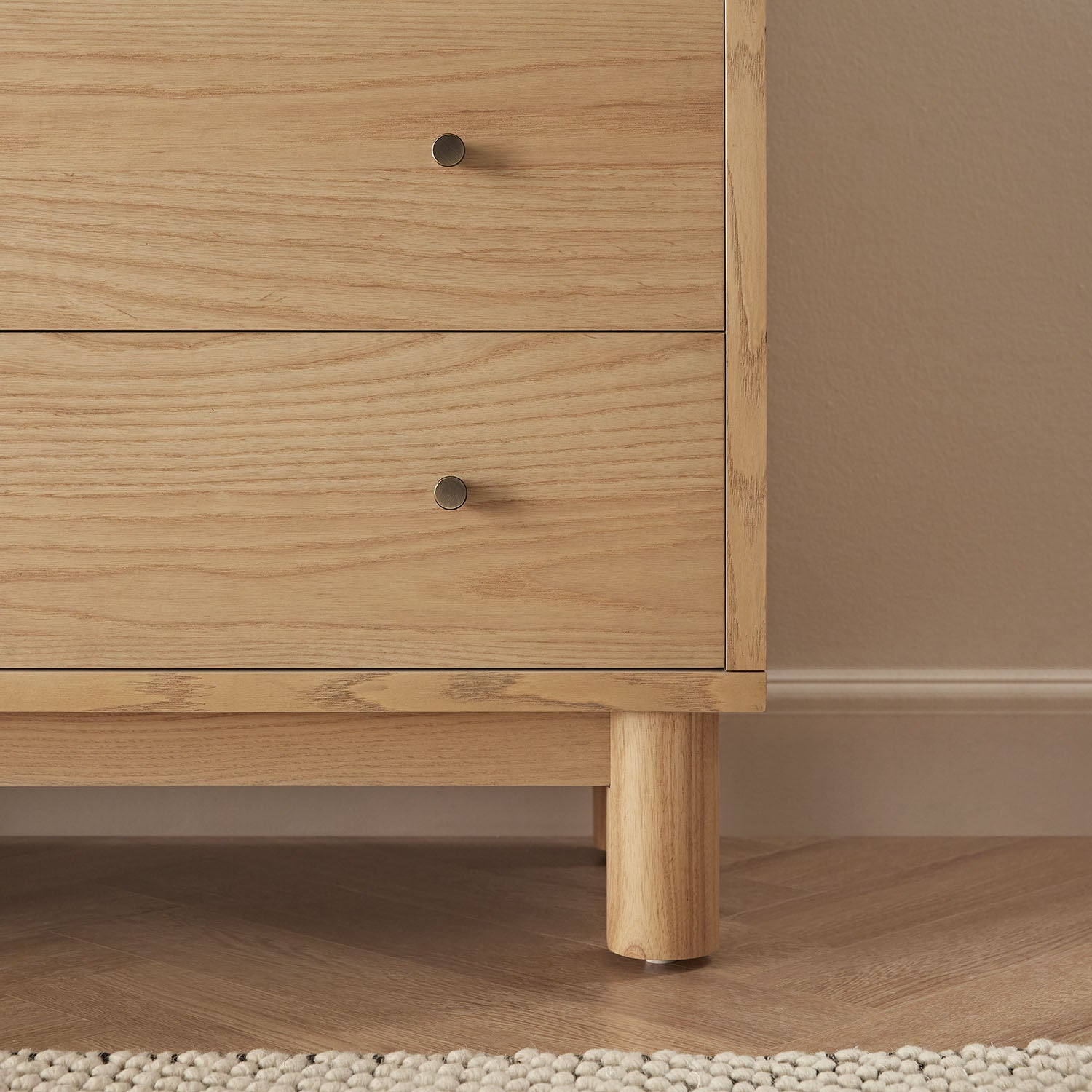Maude Chest of 6 Drawers, Natural Ash