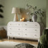 Maude Chest of 6 Drawers, Washed White Ash - daals