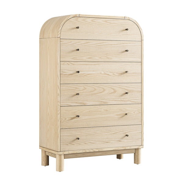 Maude Tall Chest, Natural Ash