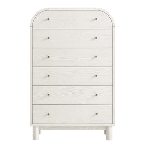 Maude Tall Chest, Washed White Ash