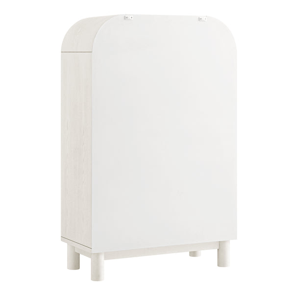 Maude Tall Chest, Washed White Ash