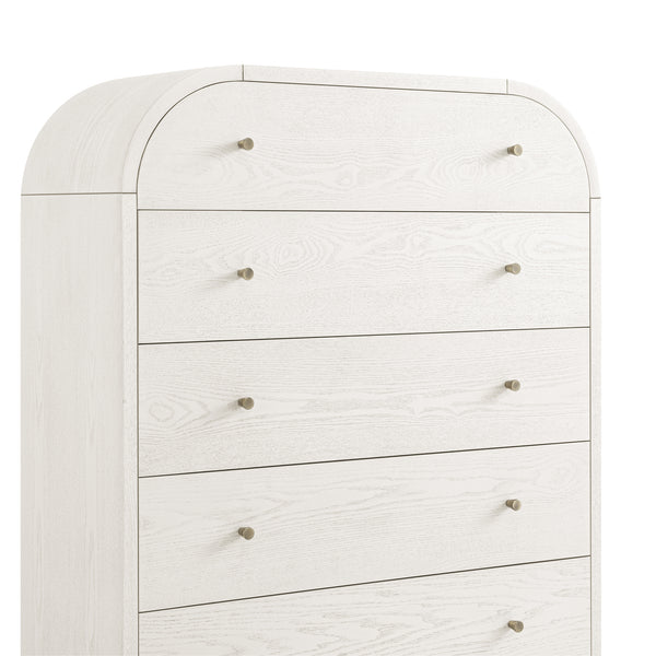 Maude Tall Chest, Washed White Ash