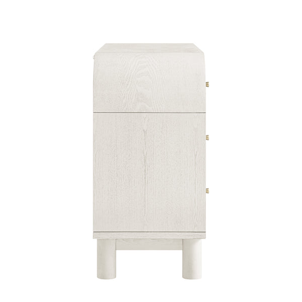 Maude 9 Drawer Chest, Washed White Ash
