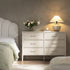 Elstowe Faux Bamboo 6 - Drawer Chest, Shaded White - daals