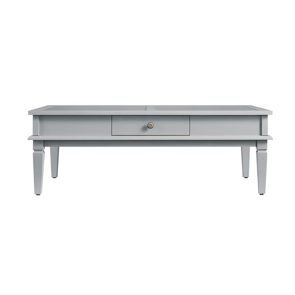 Chantilly Mid Grey Coffee Table with Drawers - daals