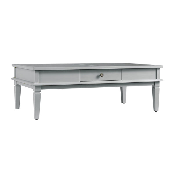 Chantilly Mid Grey Coffee Table with Drawers - daals