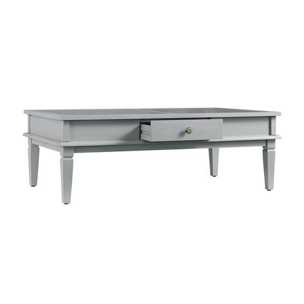 Chantilly Mid Grey Coffee Table with Drawers - daals