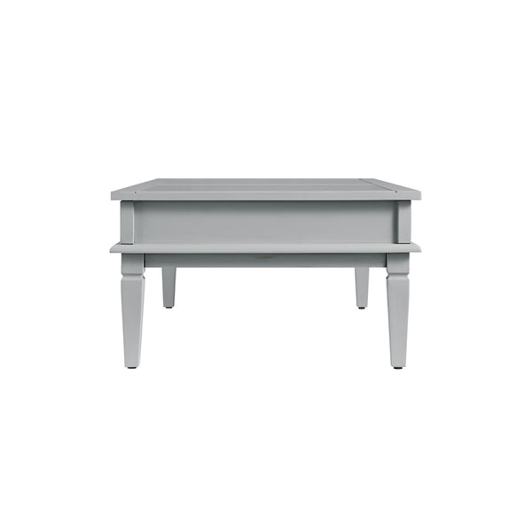 Chantilly Mid Grey Coffee Table with Drawers - daals