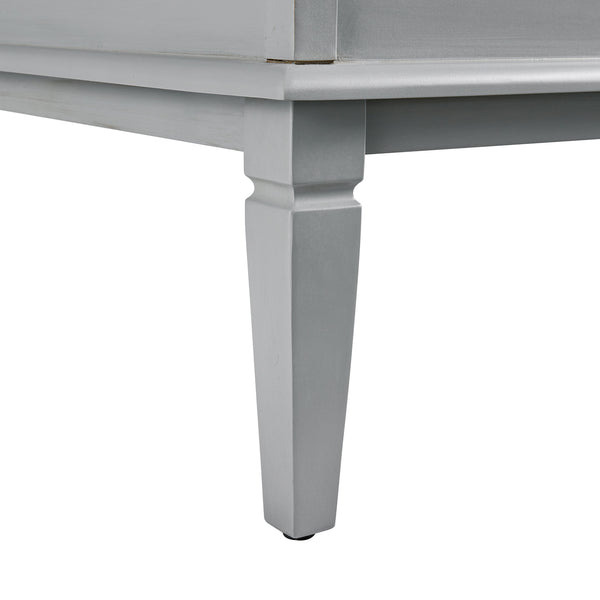 Chantilly Mid Grey Coffee Table with Drawers - daals