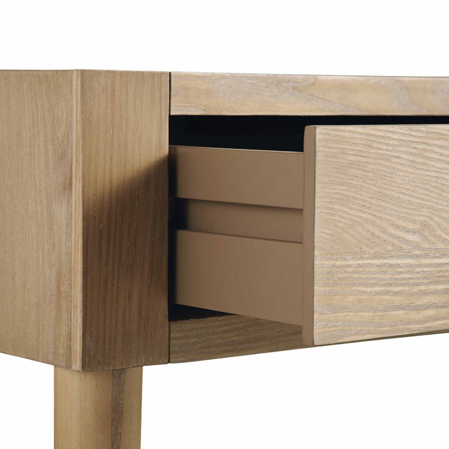 Thalia Concave Dressing Table, Natural