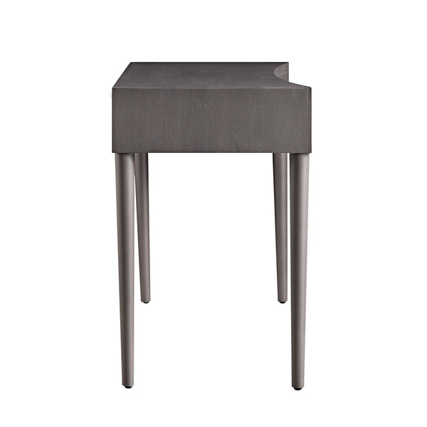 Thalia Concave Dressing Table, Silver Oak