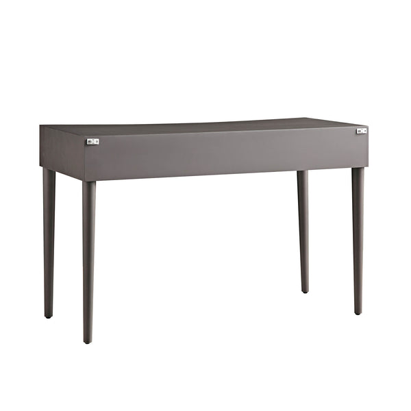 Thalia Concave Dressing Table, Silver Oak