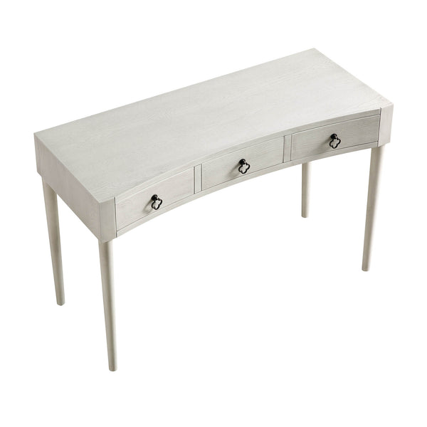 Thalia Concave Dressing Table, Washed White