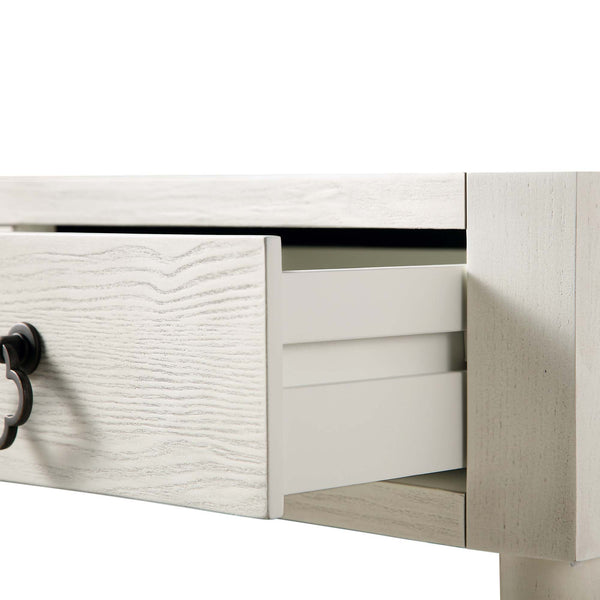 Thalia Concave Dressing Table, Washed White