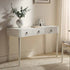 Thalia Concave Dressing Table, Washed White - daals