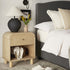 Maude 1 Drawer Bedside Table, Natural Ash - daals