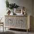 Chantilly Whitewashed Carved Large Sideboard - daals