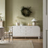Maude Wide 3 - Drawer Sideboard, Washed White Ash with Raffia - daals