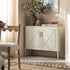 Elstowe Faux Bamboo Small Sideboard, Shaded White - daals