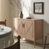 Elstowe Faux Bamboo Small Sideboard, Nude Pink - daals