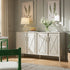 Elstowe Faux Bamboo Large Sideboard, Shaded White - daals