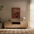 Maude TV Unit, Natural Ash with Raffia - daals