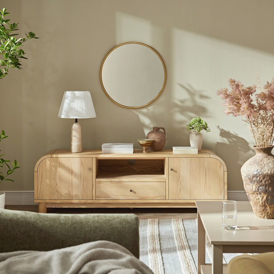 Maude TV Unit, Natural Ash