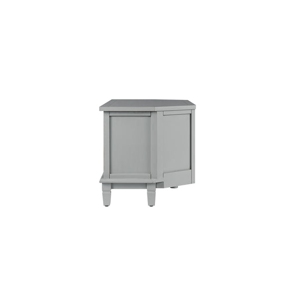 Chantilly Mid Grey Corner TV Unit - daals