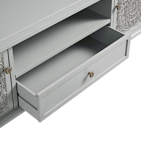 Chantilly Mid Grey 150cm Wide TV Unit