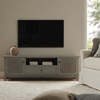 Chantilly Mid Grey 150cm Wide TV Unit