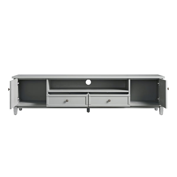 Chantilly Mid Grey 200cm Wide TV Unit