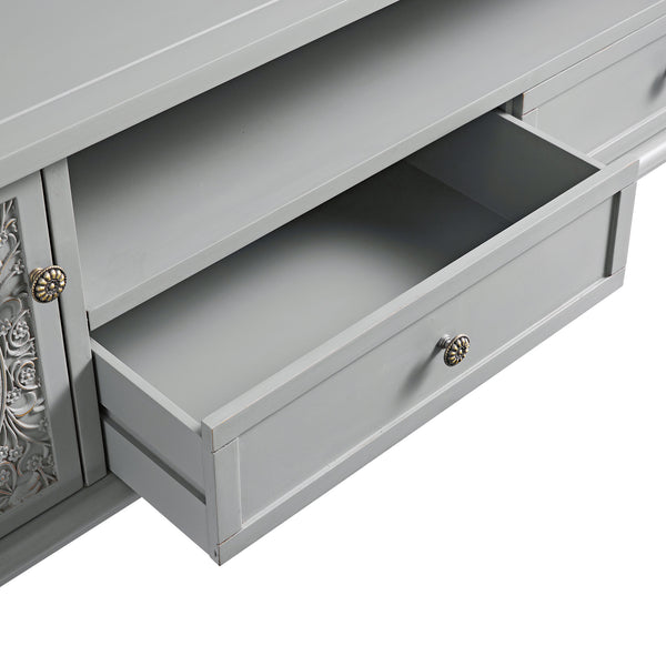 Chantilly Mid Grey 200cm Wide TV Unit